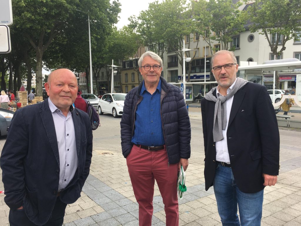 Le sénateur Jacques Le Nay et le Vice-Président du conseil départemental Jean-Rémy Kervarrec 